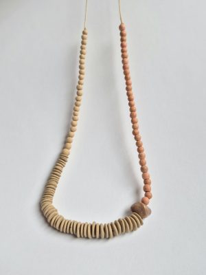 Ceramic beaded necklace