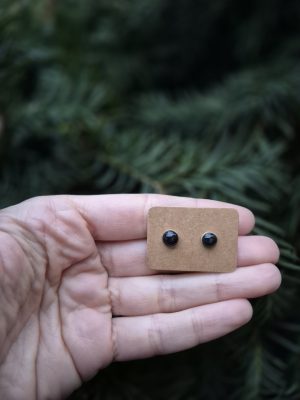 Ceramic stud earrings