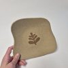Ceramic floral plate