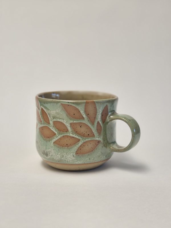 Stoneware woodland tea mug