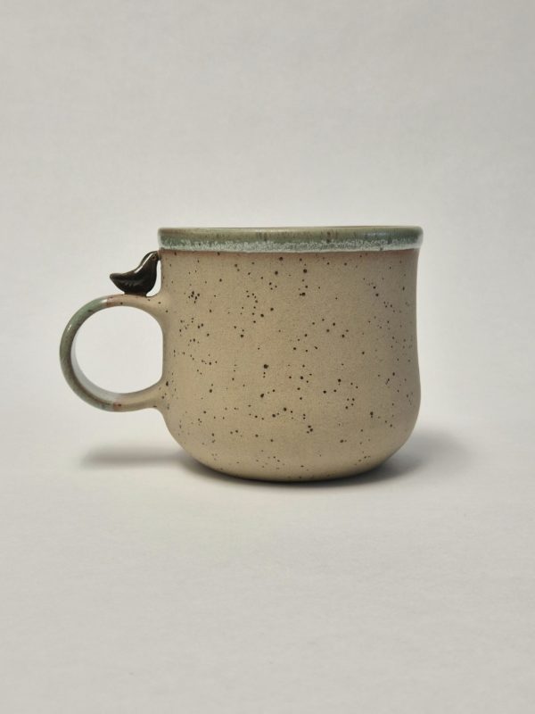 Ceramic blackbird mug