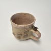 Ceramic blackbird mug in pink