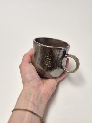 Wood fired coffee cup