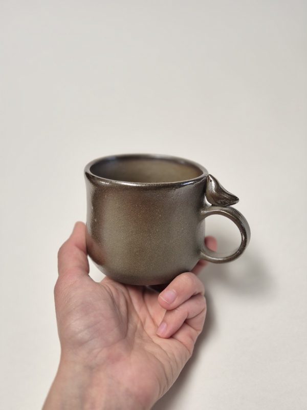 Wood fired coffee cup
