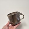 Wood fired coffee cup