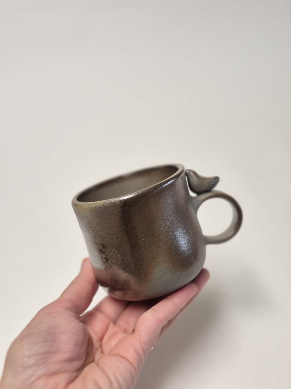 Wood fired coffee cup