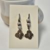 Rustic floral earrings