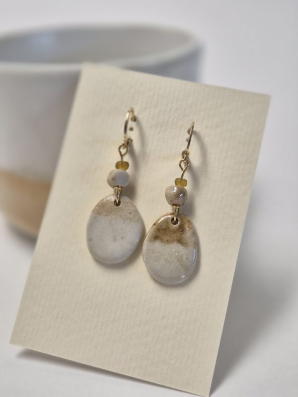 Contemporary ceramic earrings