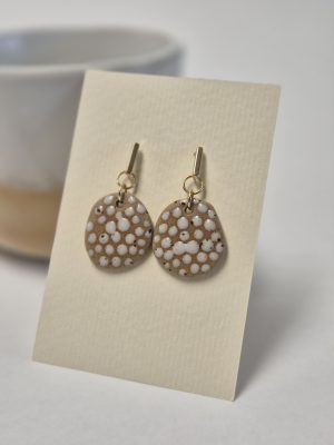 Artisan ceramic earrings
