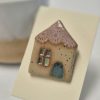 Big ceramic brooch