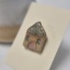 Ceramic house brooch