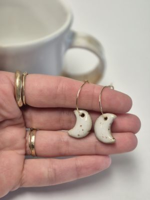 Moon shaped earrings