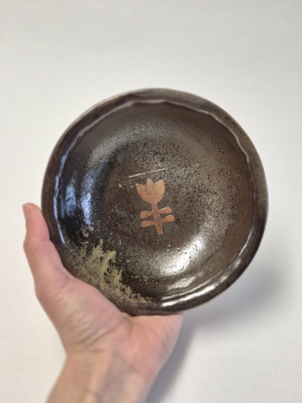 Wood fired floral bowl
