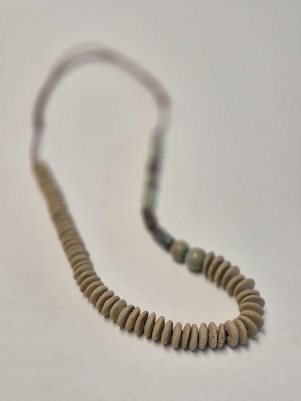 Ceramic beaded necklace