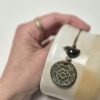Ceramic blackbird pendant