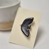 Black bird brooch