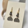 Ceramic drop earrings