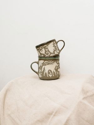Sgraffito Cups